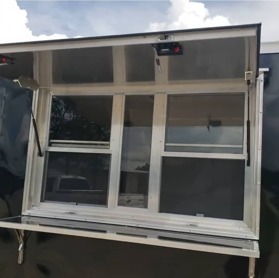 3 Meters Mobile Food Trailer (Black) - Image 2