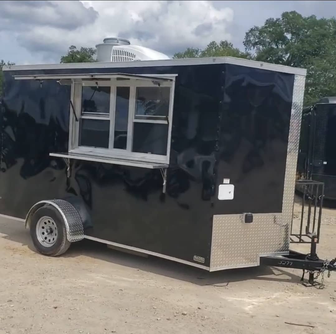 3 Meters Mobile Food Trailer (Black)
