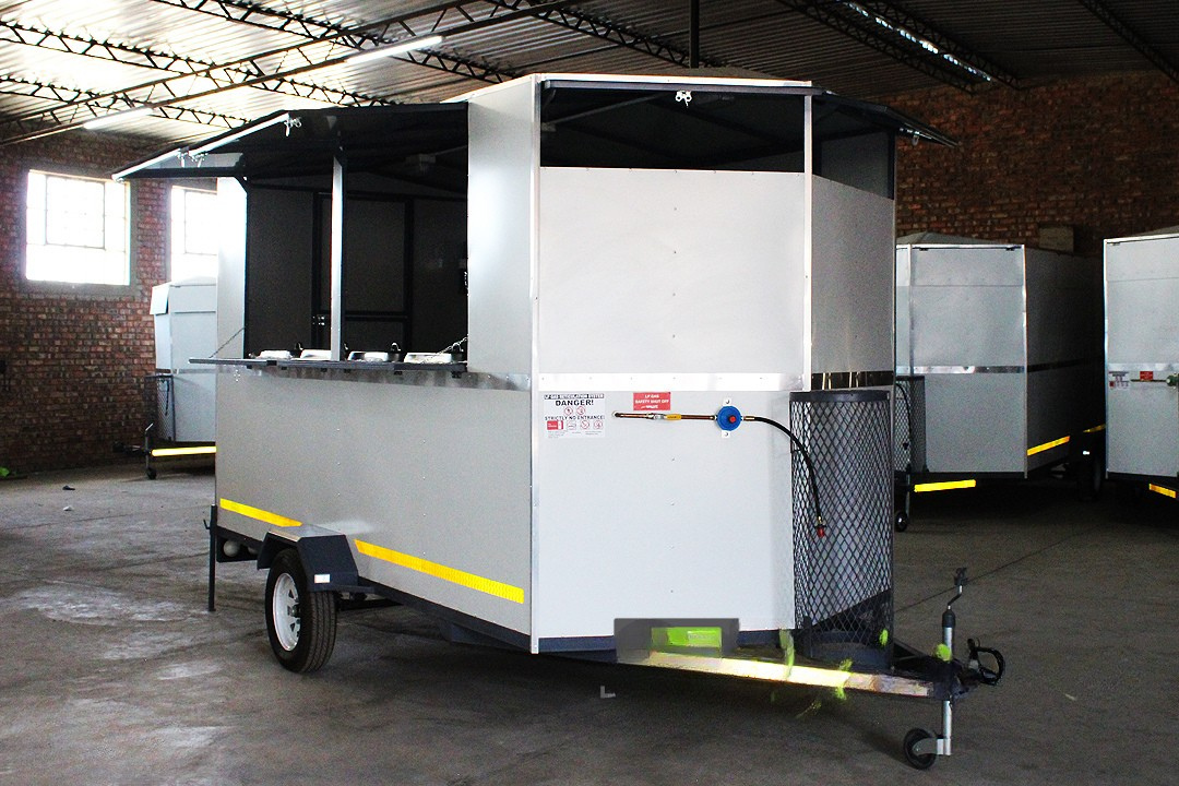 3.4m Mobile Catering Trailer for Sale - Image 3